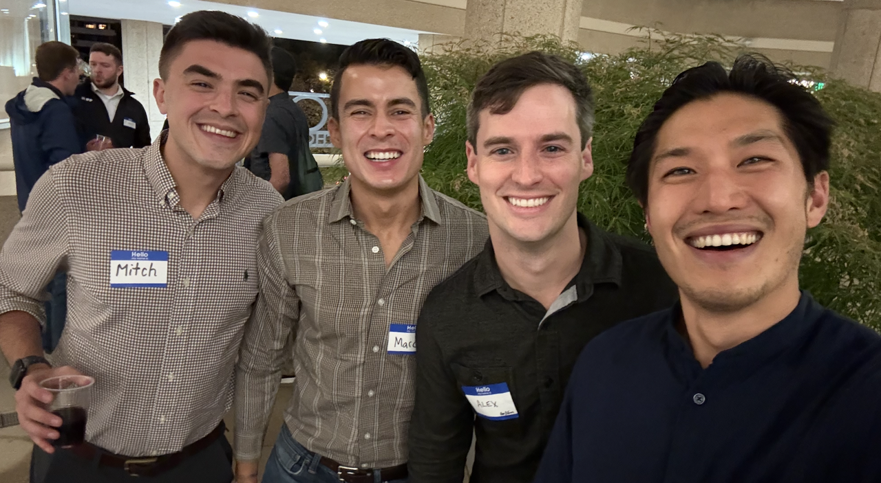 Mitch with other guys from abundance