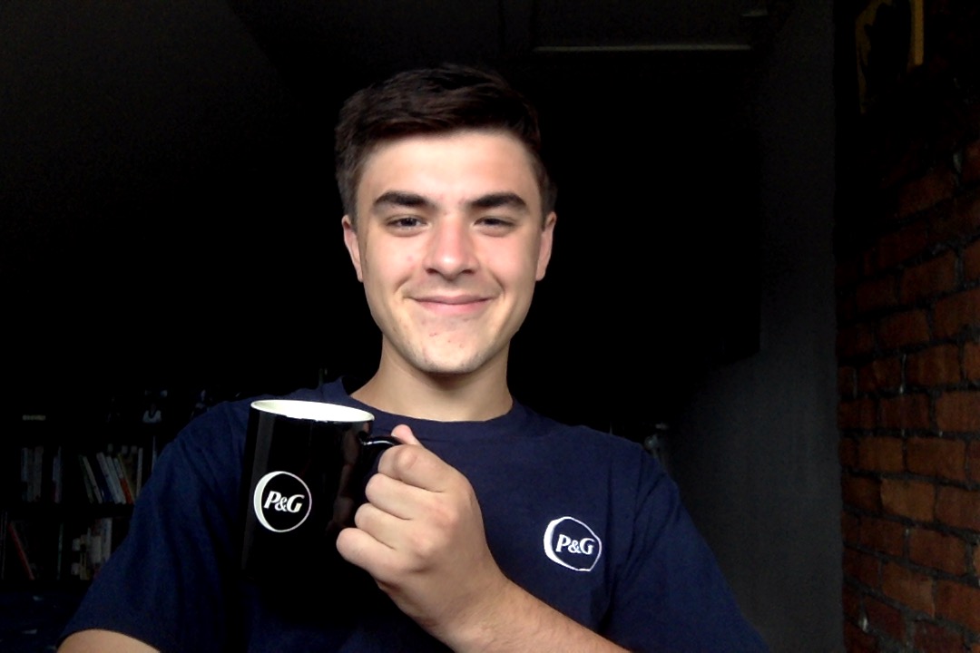 My desk setup during the virtual internship
